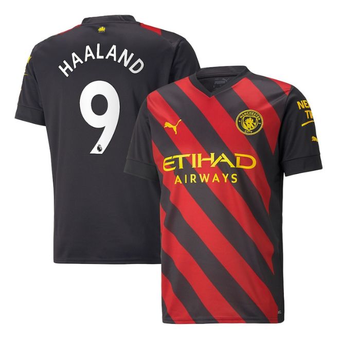 Erling Haaland Manchester City 2023 Puma Away Jersey